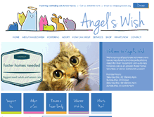 Tablet Screenshot of angelswish.org